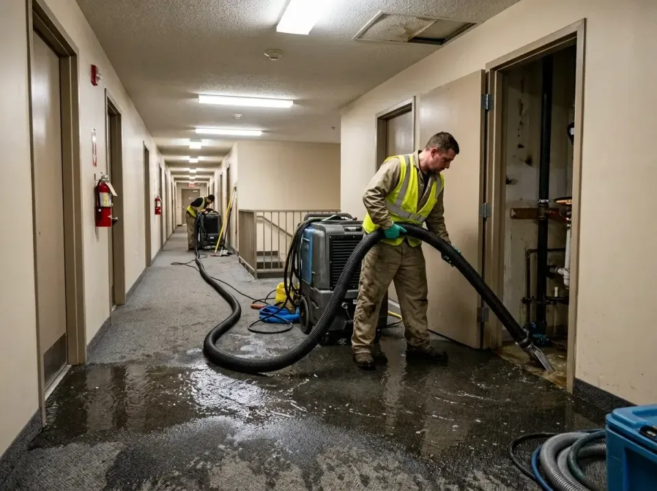 multi-unit-apartment-hallway-f-005 — frequently asked questions, Emergency Burst Pipe Water Extraction & Removal in Arcola,…